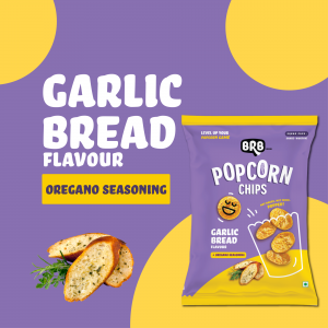 popcorn chips garlic bread flavour