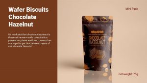 CHOCOLATE HAZELNUT WAFER BISCUIT CUBES